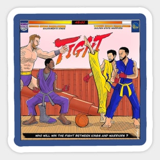 BASKETBALLART -FIGHT SEMI FINALS Sticker